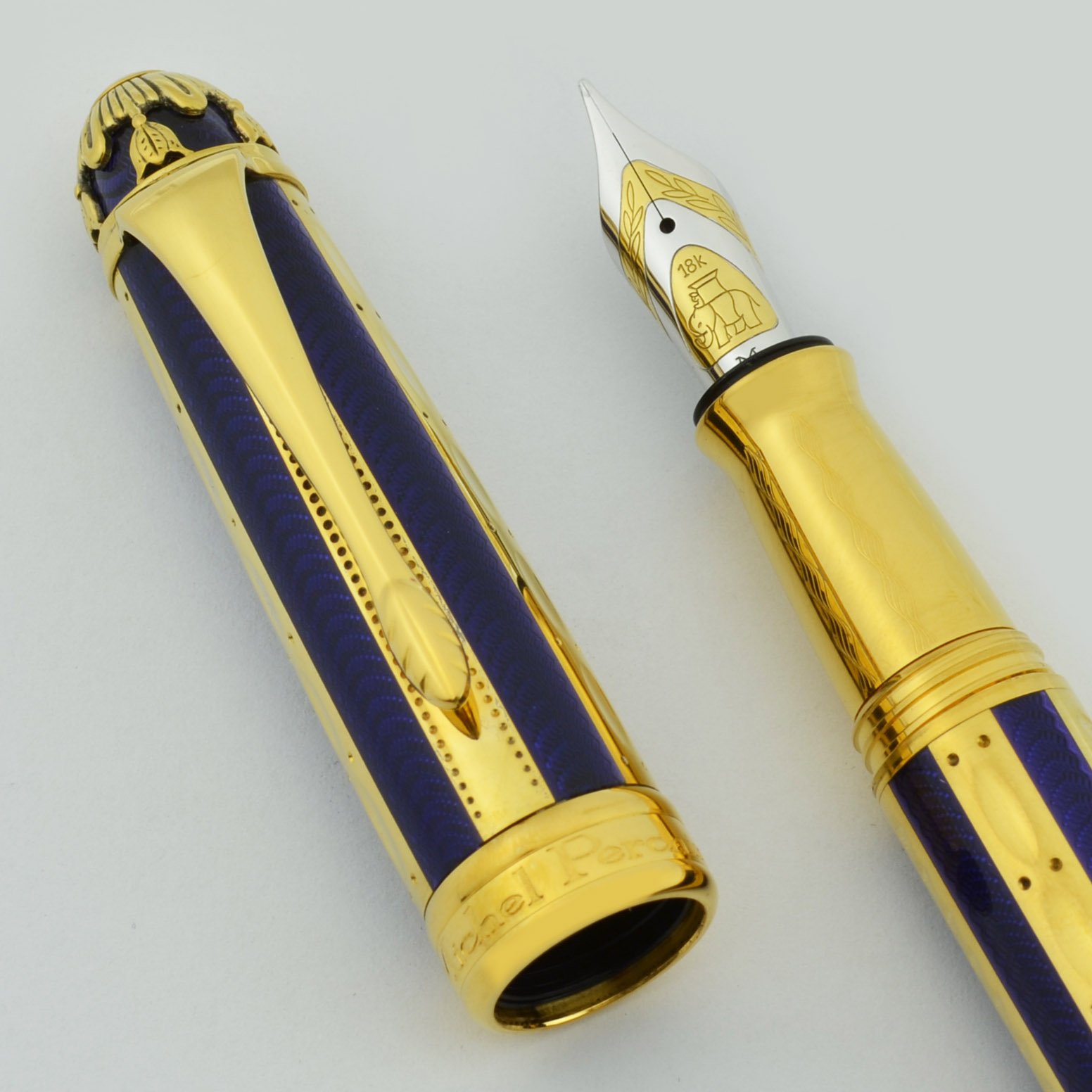 Michel Perchin Limited Edition Fountain Pen (1995) - Blue